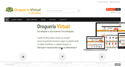 Desktop Screenshot of drogueria-virtual.com